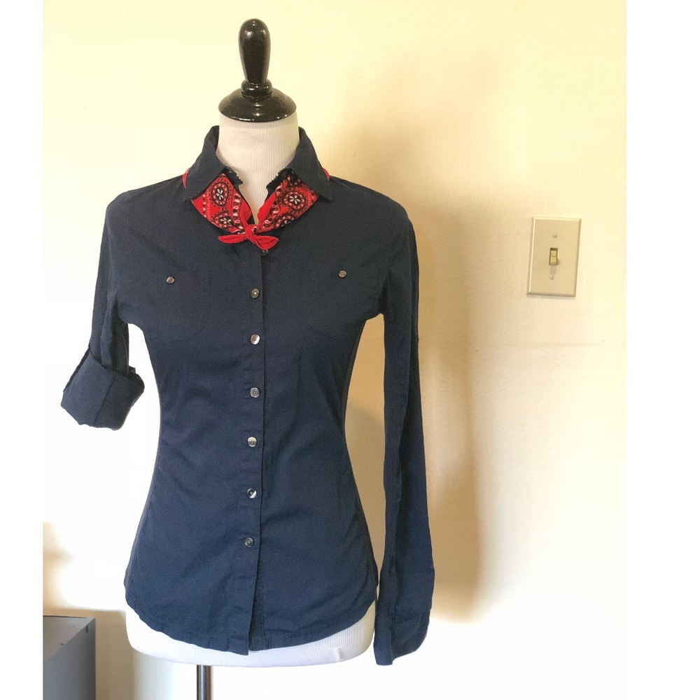 Stretchy Converse Button-Down